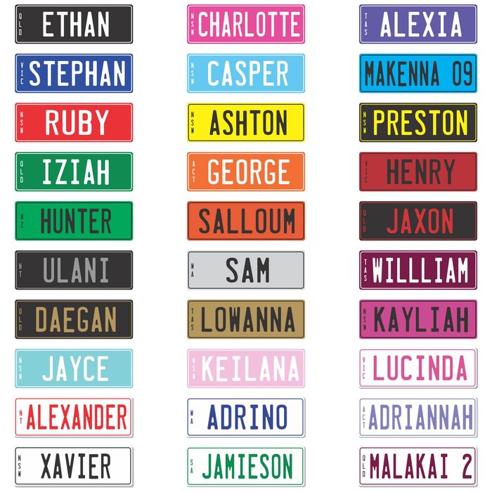 Kids Cars Number Plates Kids Number Plates, Number Plates, Car Toys